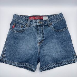 Y2K Mudd Cotton girls kids blue denim shorts size 10.5